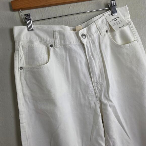 Madewell Petite Superwide-Leg Jeans Airy Denim 100% Cotton 90s Baggy 29P NWT - Picture 6 of 13